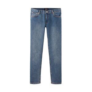 A.P.C. Jean Etroit Court Stonewashed Cropped Jeans | Size 27